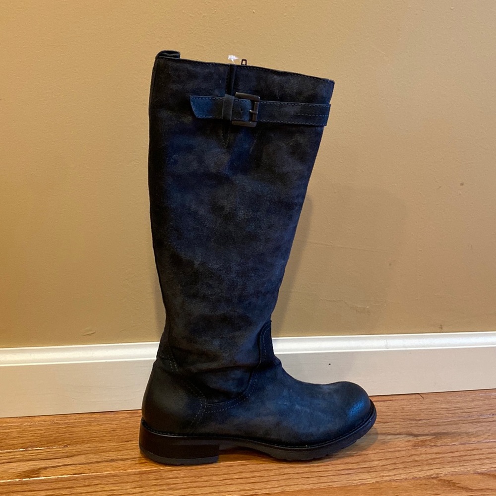 Wide calf knee high boot